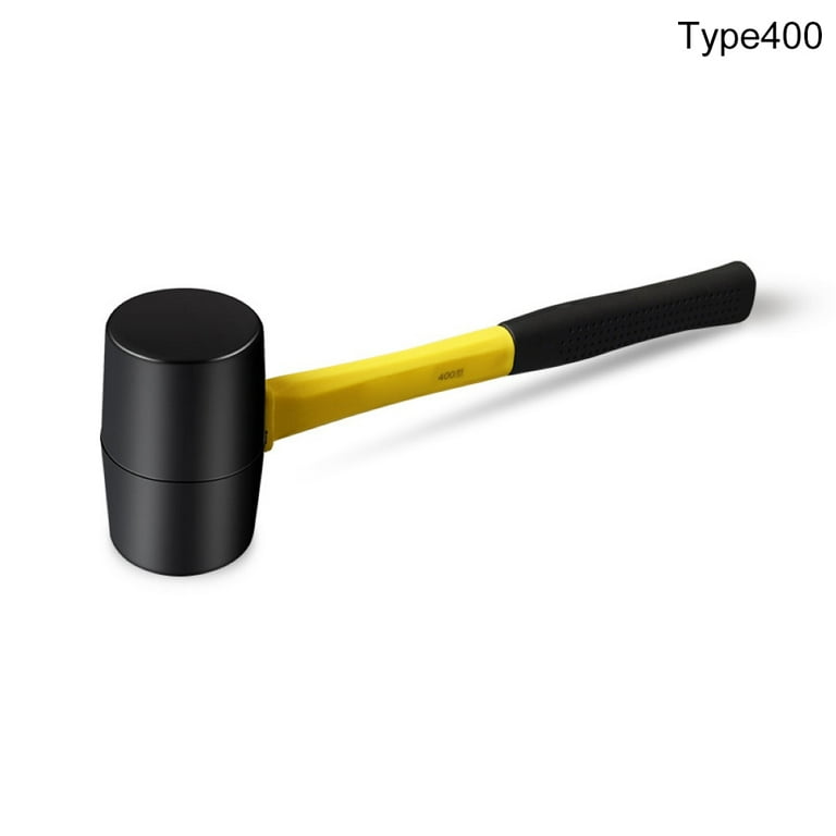 Rubber Hammer - Multi-Functional Elastic Rubber Handle Hammer 