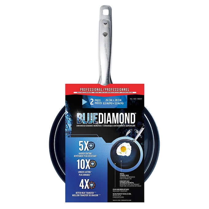 Blue Diamond 2piece Skillets Walmart Canada