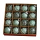 thumbnail image 2 of Adornos navideños irrompibles para el árbol - Juego de 12 bolas colgantes de plástico en rojo, rosa, blanco, verde y plateado - 6 cm de diámetro. Decoración navideña., 2 of 6