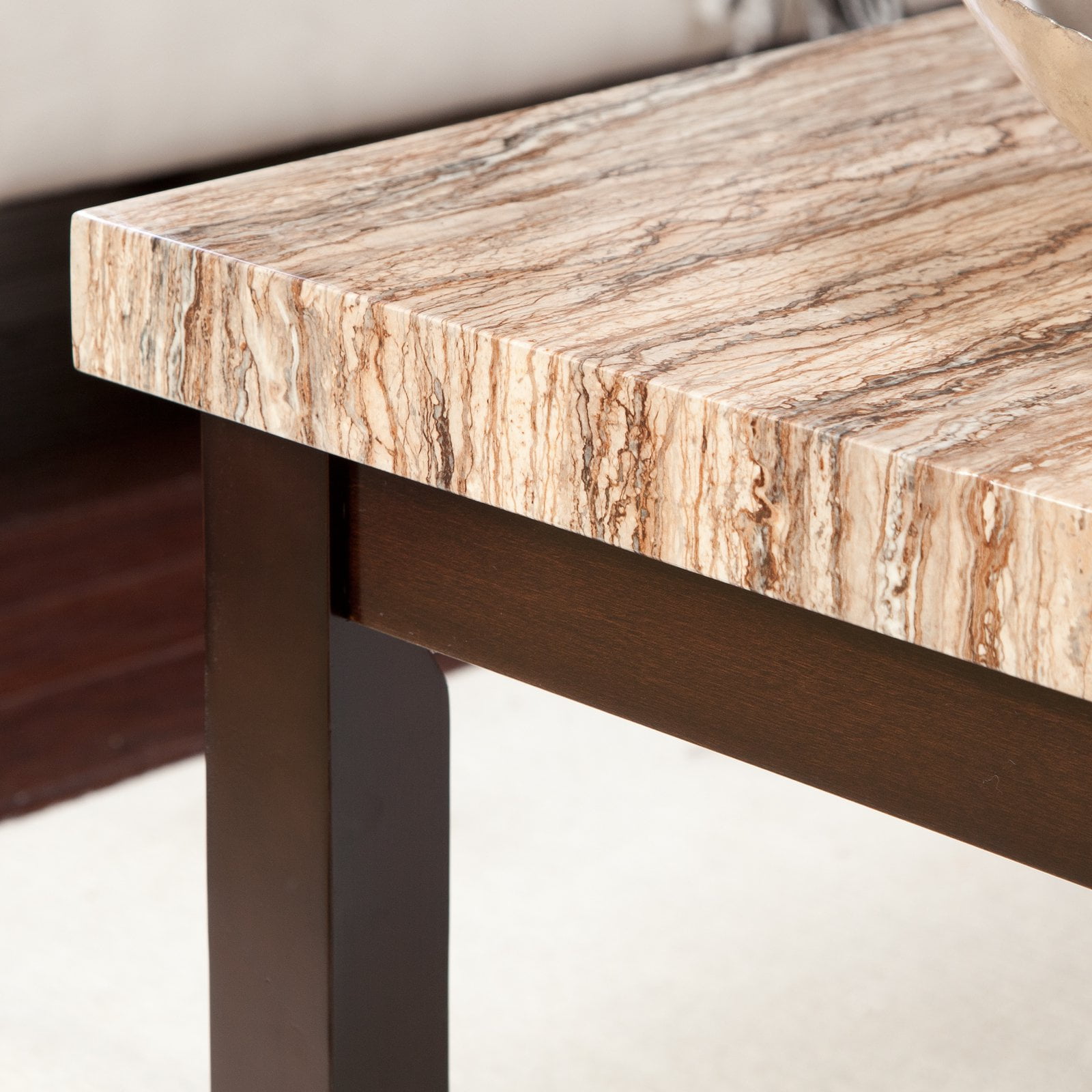 Carmine Faux Marble Coffee Table