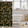 thumbnail image 3 of Manfei Rustic Camouflage Shower Curtain 72Wx72L, Mid Century Camo Shower Curtain 72Wx72L, Green Olive, 3 of 5