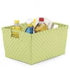 Whitmor Medium Woven Shelf Basket, Spring Green