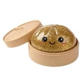 thumbnail image 1 of CaiYueKe Dumpling Squeeze Toy, Flashing Sensory Ball for Stress Relief, Colorful Basket Filler, Cute Kawaii Style Squishy Toy, Chinese Steamed Bun Toy, Anxiety Relief Fidget Toy, 1 of 4