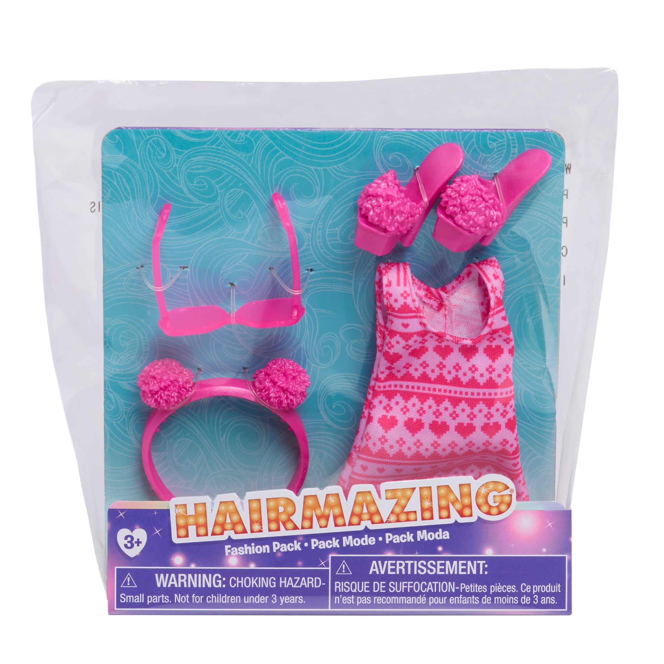 Hairmazing Fashion Outfits and Accessories Assortment, 11.75-in Doll, Each Sold Separately, Age 3 up
