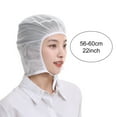 thumbnail image 6 of Hevirgo Dust Cap with Straps Secure Fit Unisex Anti-slip Adjustable Breathable Mesh Prevent Hair Work Hat for Factories Workshops, 6 of 7