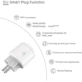 thumbnail image 3 of Smart Outlet, WiFi 16A Smart Plug Compatible with Alexa, Google Home, Remote Control WiFi Outlet via APP and Time Function, 3 of 5