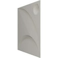 thumbnail image 4 of Ekena Millwork 19 5/8"W x 19 5/8"H Ezra EnduraWall Decorative 3D Wall Panel, UltraCover Satin Smokey Beige (Covers 2.67 Sq. Ft.), 4 of 6