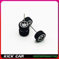 thumbnail image 1 of Metallic Color 1/64 Wheels With Rubber Tires 1 Set(4pcs) Plastic Basic Modified Parts Vehicle Toy For Hotwheels Tomica Mini GT, 1 of 5