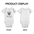 thumbnail image 3 of I'm Proof Mommy Can't Resist Bangladeshi Guys Cute Baby Bodysuit (White, 6-12 Months), 3 of 5