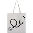 thumbnail image 3 of Inktastic Doctor Stethoscope Tote Bag, 3 of 4