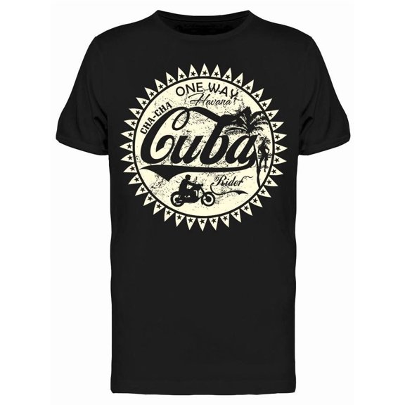 Havana Cuba Silhouette Art Tee Men's -Image by Shutterstock