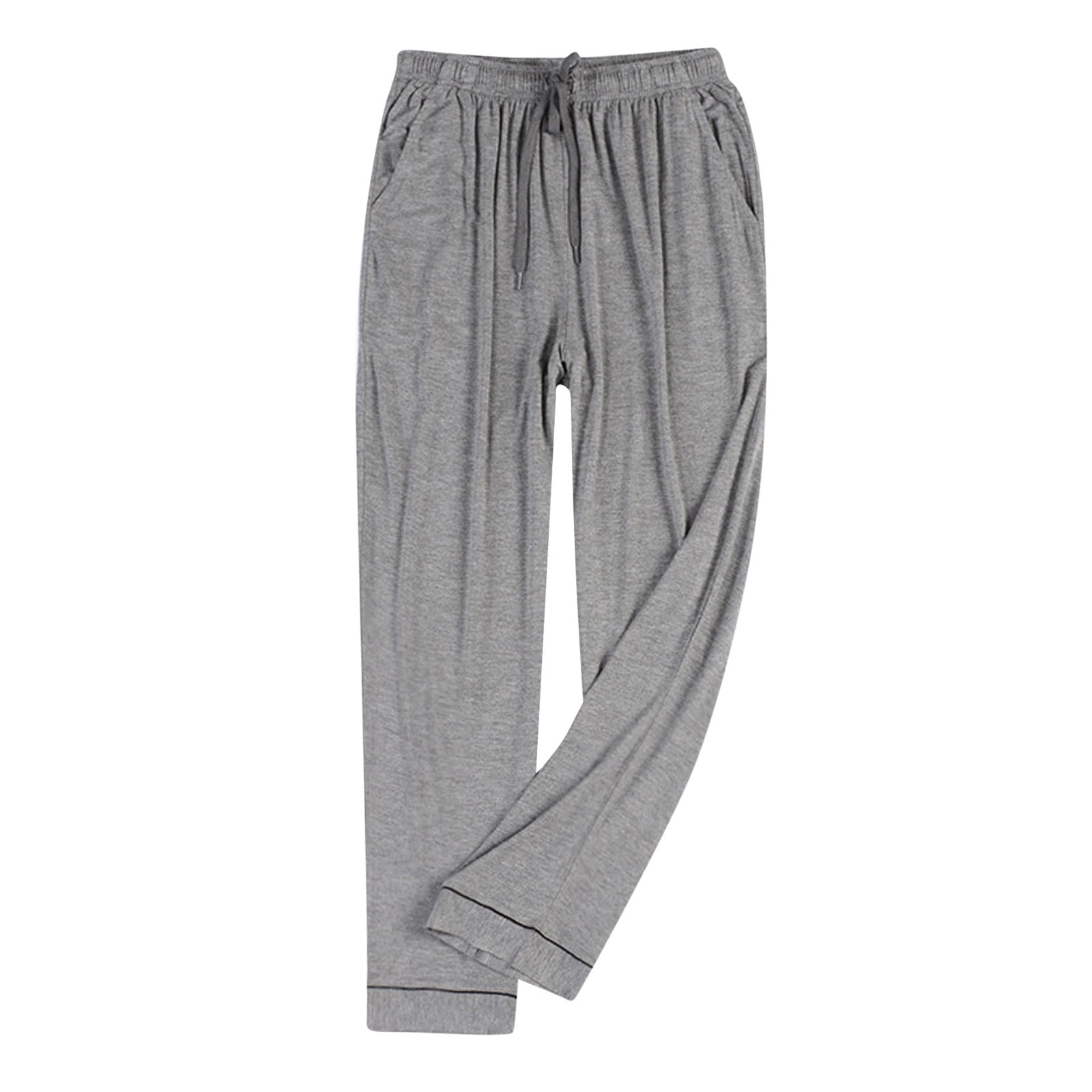 nsendm Mens Pajamas Adult Male Pajamas Fuzzy Slipper 24x Pajama Pants Men Dark Gray 4XL