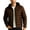 Timber, variant on Mens Puffer Jacket - Waterproof Zip Up Hooded Lightweight Jacket for Men