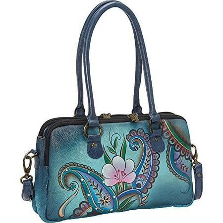 - Women's ANNA by Anuschka Large Multi Compartment Satchel 8038 14