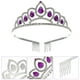 thumbnail image 4 of EeaseMX Delicada tiara con corona de diamantes de imitación brillantes para boda, novia, graduación, diadema con peine, 4 of 8