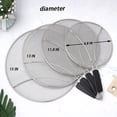thumbnail image 2 of Large Splatter Screen for Frying Pan, 15 Inch Stainless Steel Grease Splatter Guard, Mesh Frying Screen Keeps Kitchen Clean and Protects Skin From Burns, 2 of 7