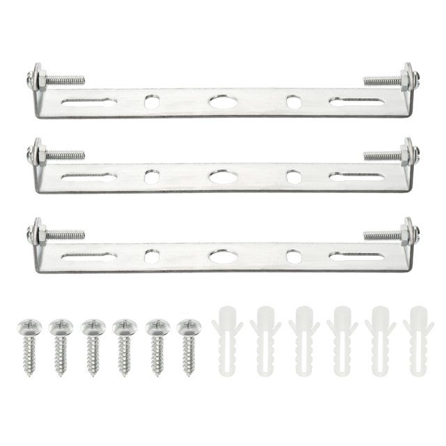 Techo Luz Placa, 130x19x15mm Iluminación Accesorio Montaje Soporte para Hogar Oficina Lámpara, 3 Juegos
