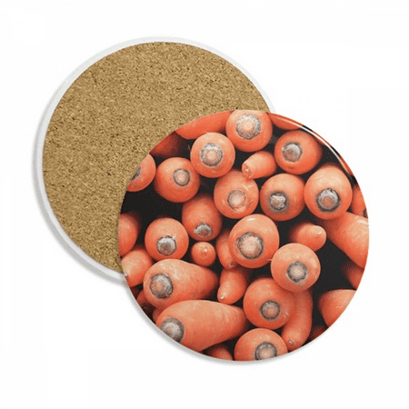 

Fresh Vagetable Carrots Picture Photography Coaster Cup Mug Tabletop Protection Absorbent Stone