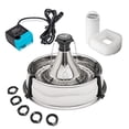 thumbnail image 1 of Fuente de agua para mascotas PetSafe Stainless 360 - 3.8L con filtros, 1 of 1