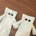 thumbnail image 7 of Aunavey 1 Pair Magnetic Hand in Hand Socks Funny Couple Tube Socks Friendship Gift for Men Women, 7 of 7