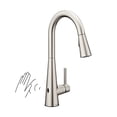 thumbnail image 1 of Moen 7864EWSRS Robinet de Cuisine à Arc Haut Sans Contact à Capteur de Vague Motionsense avec Réflex, Acier Inoxydable Résistant aux Taches, 1 of 10