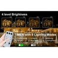 thumbnail image 3 of Cheelom Fairy String Party Decoration Lights Christmas Icicle Lights Outdoor Indoor 105ft 1000 Led 8 Modes with 50 Drops Plug In Waterproof Timer Memory Function Clearance Sales, 3 of 3