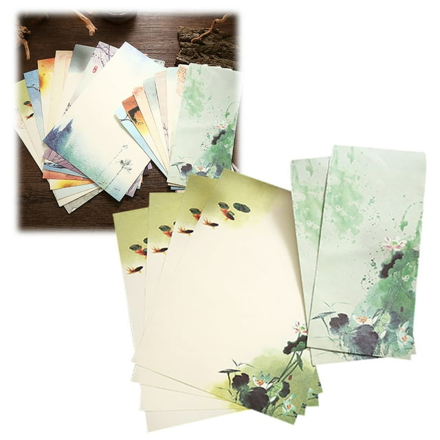 Ynlkorvg Cute Retro Envelopes Kawaii Special Design Stationery Writing Letter Paper Stationary Paper And Envelopes Set