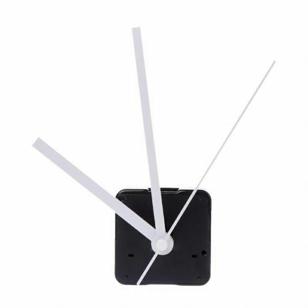 5Pcs 20mm Long Shaft White Hand Quartz Silent Clock Movement Mechanism Tool Kit 
