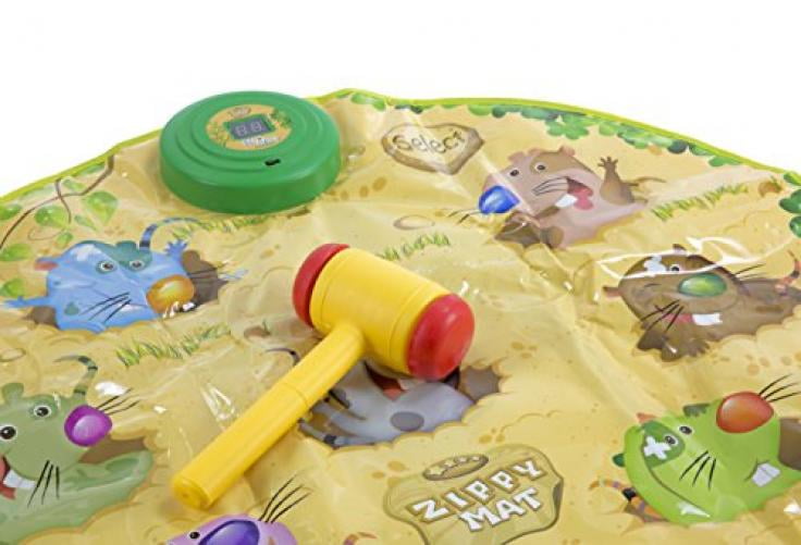 Constructive Playthings Kids Smack the Moles Game with Soft Mallet ...