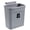 Without lid Gray, variant on NovaStitch Compost Bin Kitchen Under Sink Compost Bin Indoor Kitchen Sealed Compost Bucket for Kitchen Wall Mounted Trash Can Gray with Lid