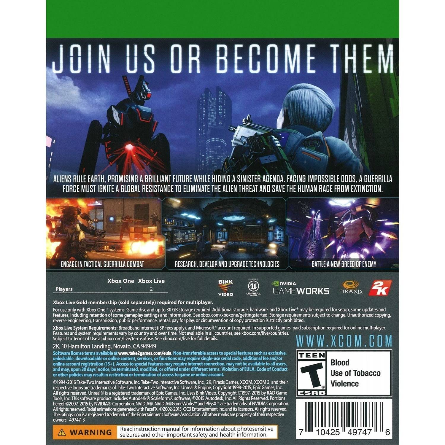 Xcom 2 - Pre-Owned (Xbox One) - image 2 of 7