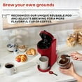 thumbnail image 4 of Instant Solo Single Serve Coffee Maker, K-Cup Pod Compatible Brewer, Includes Reusable & Bold Setting, Brew 8 to 12oz., 40oz. Water Reservoir, 4 of 8