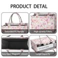 thumbnail image 4 of Large Capacity Tote Bag,Kawaii Halloween Ghost Pattern Handbag Fashion Luxury Tote Bag,15.7"x13"x 5.1" Inches,Laptop Compatible, 4 of 6