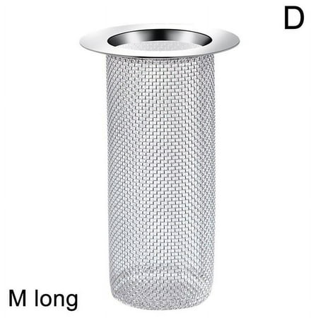 

Steel Floor Drain Filter Mesh Basket Filter Hair Trap Bathroom Kitchen Sink Anti-clog Slag Strainer B8E9