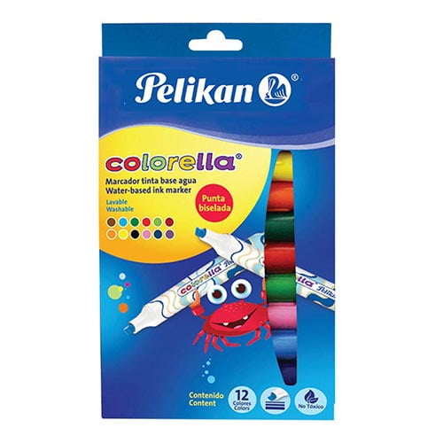 12 Marcadores base agua Pelikan D-30163