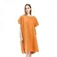 thumbnail image 3 of Microfiber Surf Poncho Changing Robe Wetsuit Soft for Swim Surf Poncho Orange, 3 of 9
