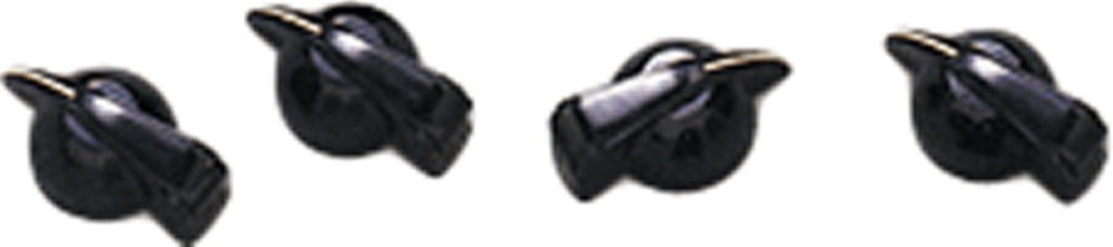 (Price/Package of 6)Fender P-K318 Knob - Fender, Black Chicken-Head