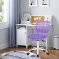 thumbnail image 1 of Silla de oficina FurnitureR CARNATION sin brazos respaldo hueco Morado, 1 of 6