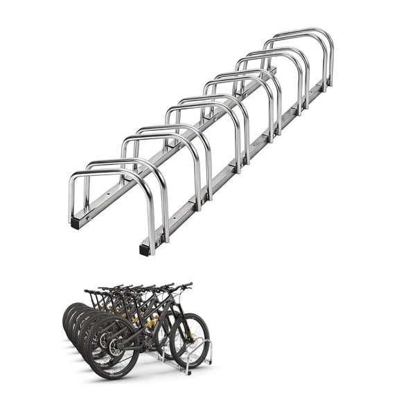Freestanding Heavy Duty Indoor Outdoor Bike Floor Parking Stand