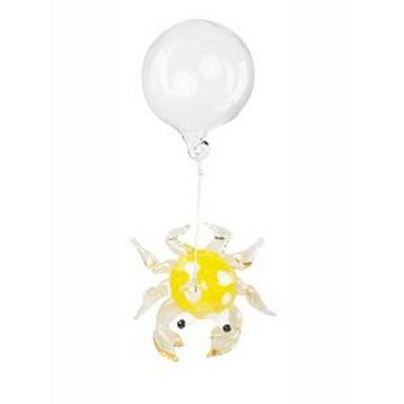 - Yellow Floating Glass Crab Fish Tank Charm by Ganz