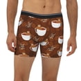 thumbnail image 6 of Sigee Sloths Need More Coffee for Men's Boxer Briefs,Moisture Wicking and Breathable X-Large, 6 of 9