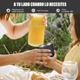 thumbnail image 5 of Vasos de Acero Inoxidable Apilable 500ml 6PCS, Taza Termica Frio y Caliente, Diseño en Color Mate, para Hogar, Reuniones, Fiesta y Viajar (Negro), 5 of 5