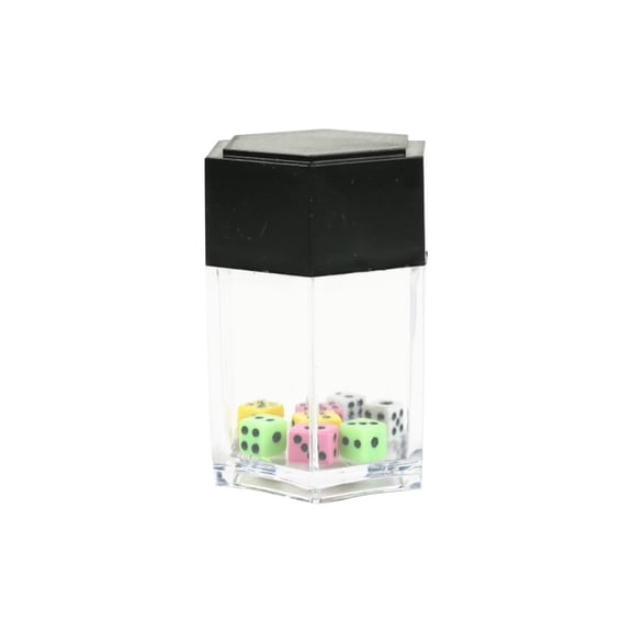 Colorful Explosion Dice Magic Trick Set Visual Surprise Effect Performance Toy Precision Molded Durable Material Professional Stage Magic Prop Gift