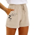 thumbnail image 2 of JJHGVB Linen Shorts for Women Summer Shorts Beach Shorts with Pockets 2026 Vacation Outfit Beach Resort Pants Flowy Shorts Womens Long Shorts Dress Shorts for Women Shorts for Women Beige L, 2 of 9