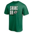 thumbnail image 2 of Men's Kelly Green Dallas Stars Hometown Collection Push Ahead T-Shirt, 2 of 3