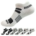 Lavencious Men's Athletic Socks, Cushioned, Low Cut, 6 Pairs, Size 712