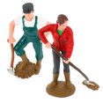 thumbnail image 4 of Miangastore 2pcs Farmer Model Farm Character Model Simulation Farmer Peasant Woman Models, 4 of 8