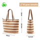 thumbnail image 4 of Bolso De Playa Malubero BEIGE LINEA CAFE, 4 of 5