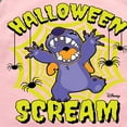 thumbnail image 3 of Disney - Lilo & Stitch - Halloween Scream Spiders - Toddler & Youth Girls Raglan Graphic T-Shirt, 3 of 5