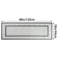 thumbnail image 6 of Unique Bargains Machine Washable Kitchen Rug Non-Slip Kitchen Runner Rugs Floor Mats Grey 18" x 48", 6 of 6